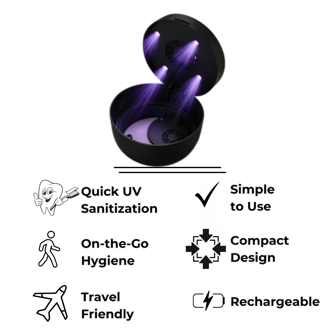 Travel Denture CleanPro UVC Case